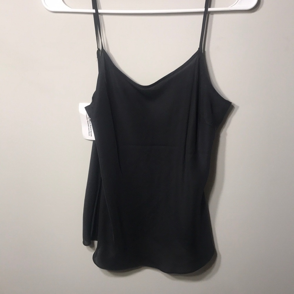 Silk Tank top BLK.